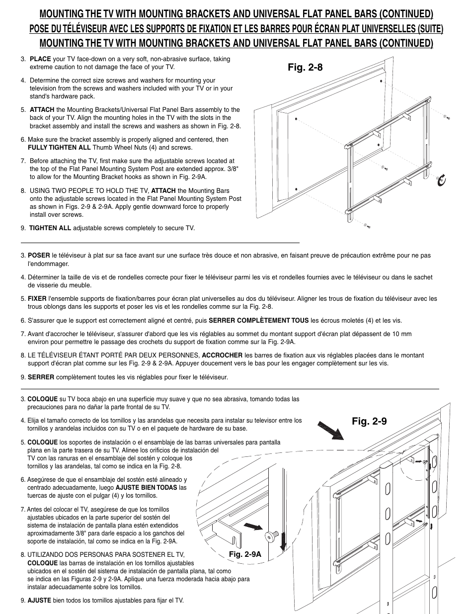 Fig. 2-8, Fig. 2-9 | Bell'O PP59 User Manual | Page 12 / 15