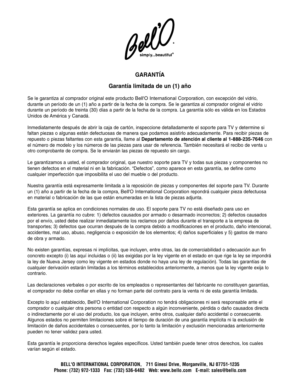 Bell'O PP59 User Manual | Page 15 / 15