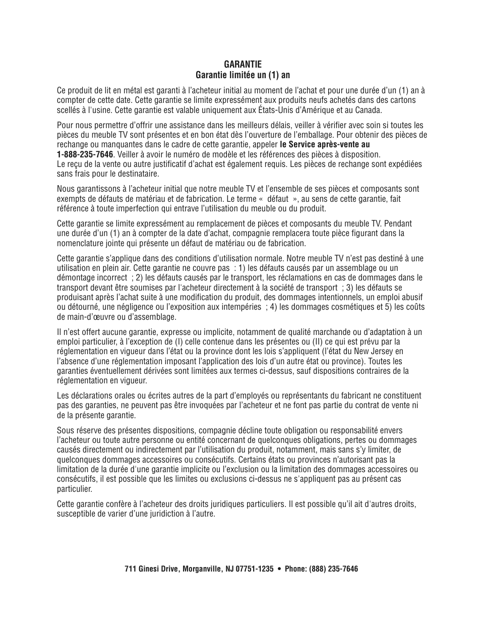 Bell'O B538KDB King Size User Manual | Page 10 / 11