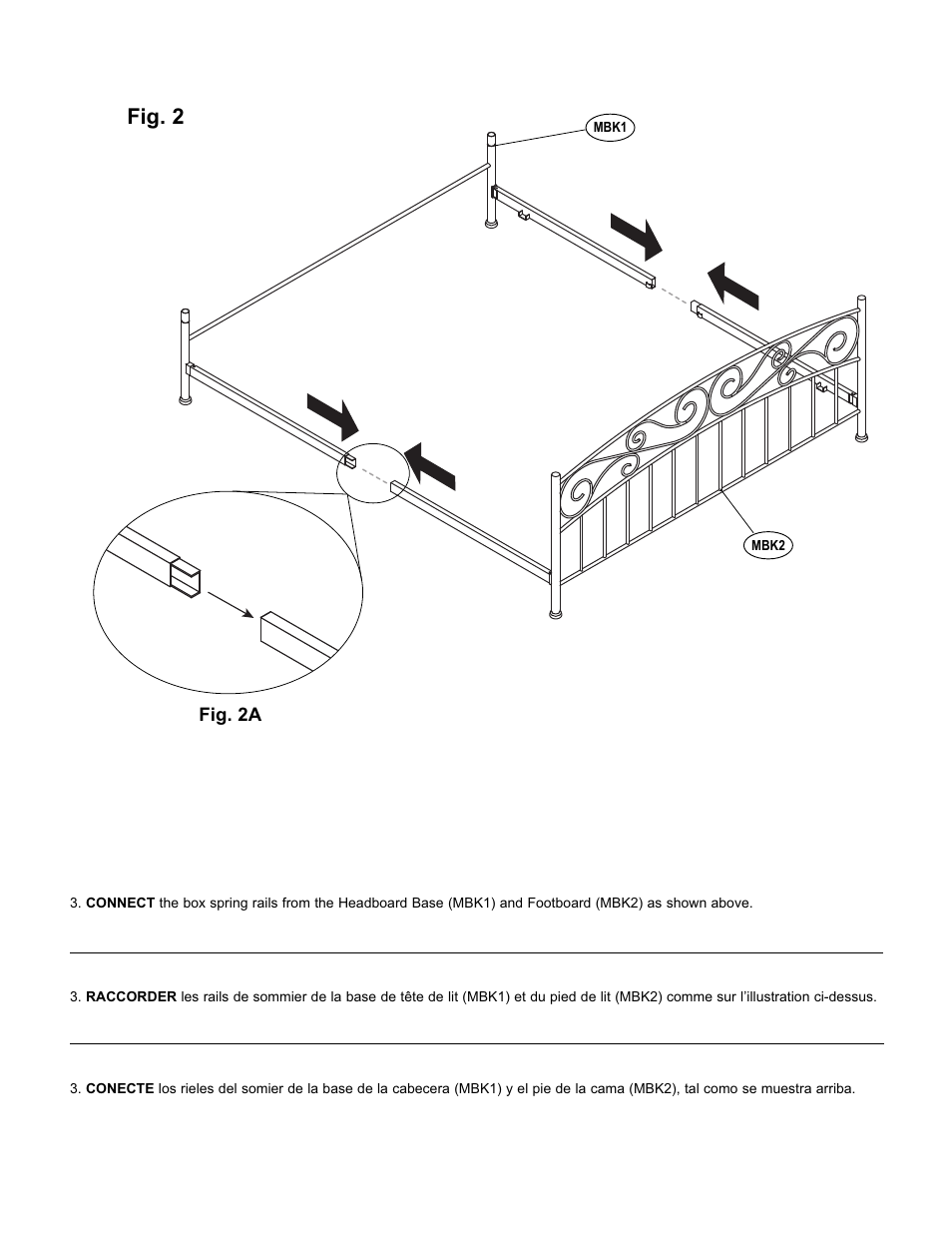 Fig. 2 | Bell'O B544KDB King Size User Manual | Page 5 / 11