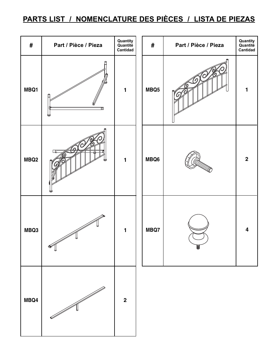 Bell'O B544KDB Queen Size User Manual | Page 3 / 11