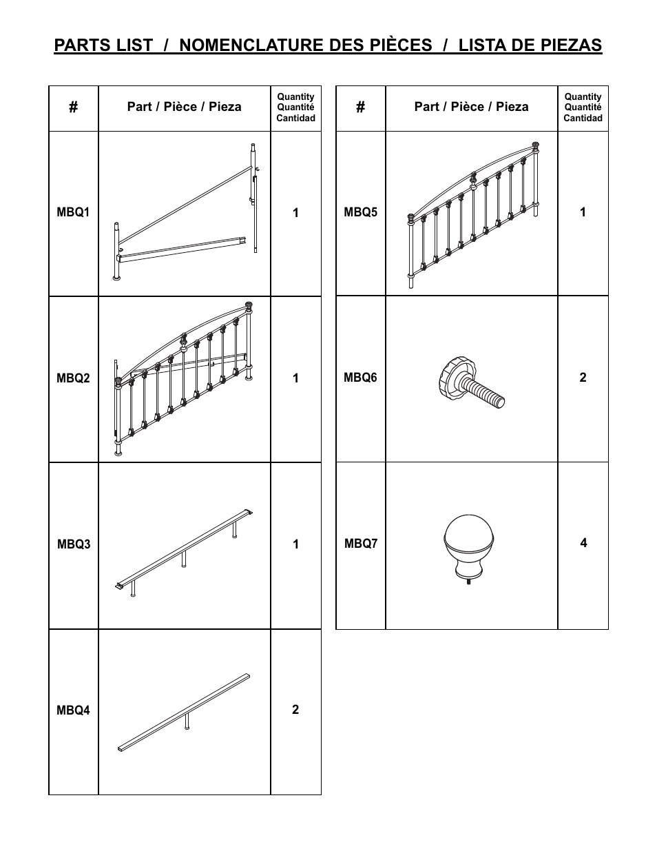 Bell'O B552KDP Queen Size User Manual | Page 3 / 11