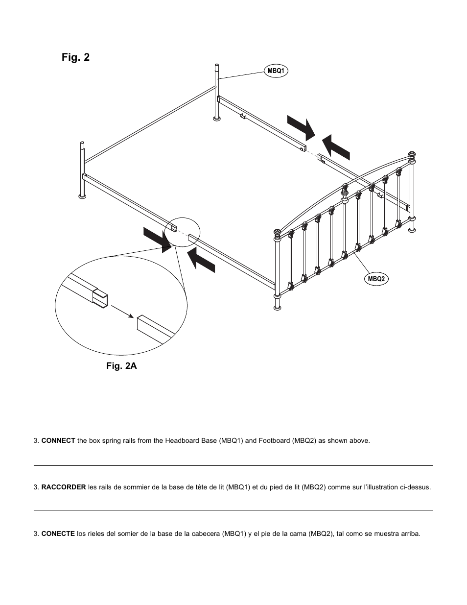 Fig. 2 | Bell'O B552KDP Queen Size User Manual | Page 5 / 11