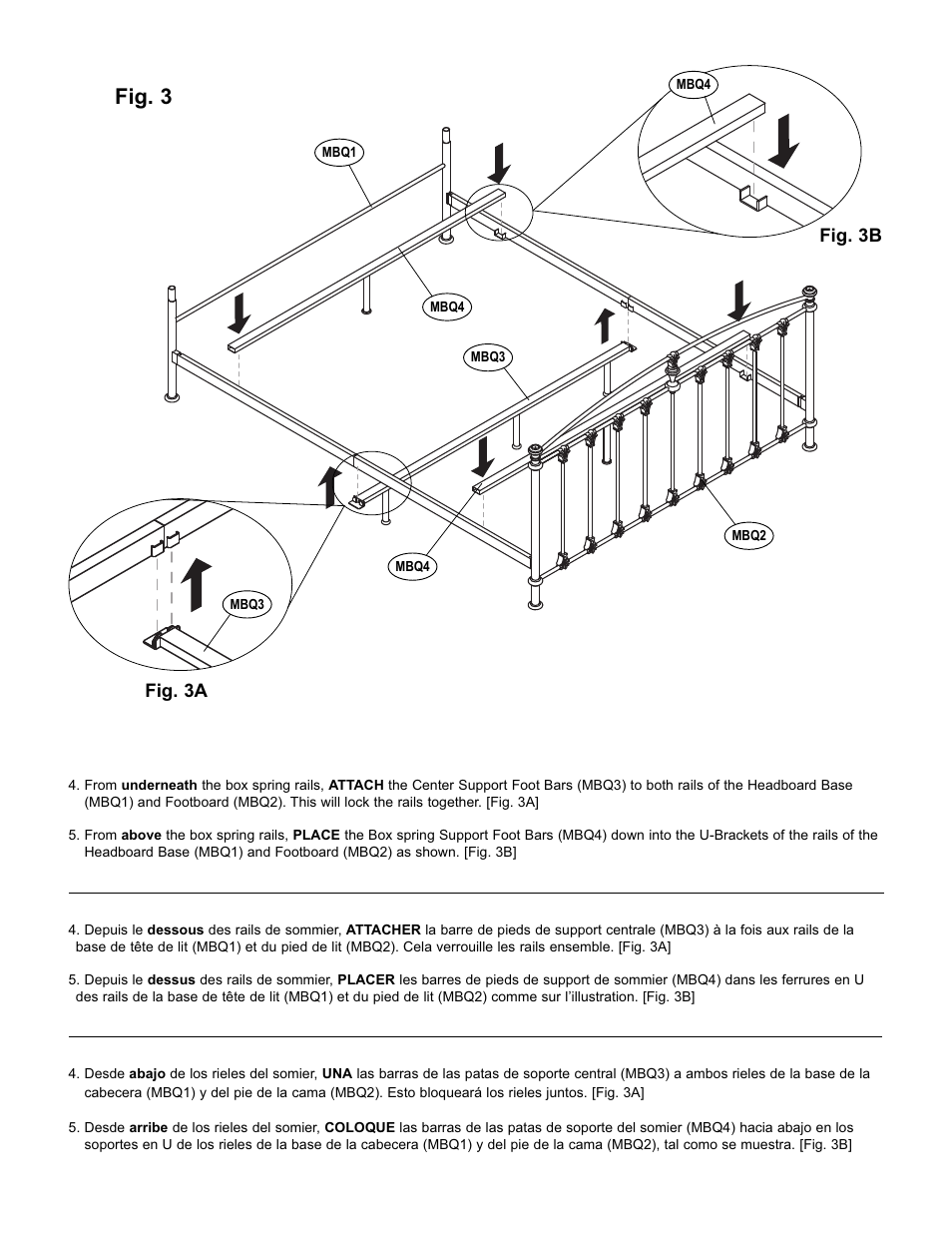Fig. 3 | Bell'O B552KDP Queen Size User Manual | Page 6 / 11