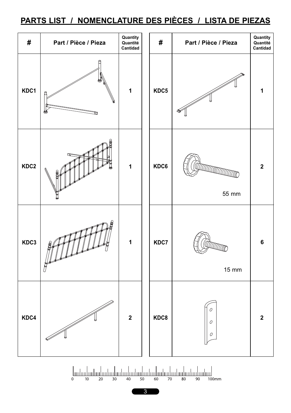 Bell'O B565KDC King Size User Manual | Page 3 / 8