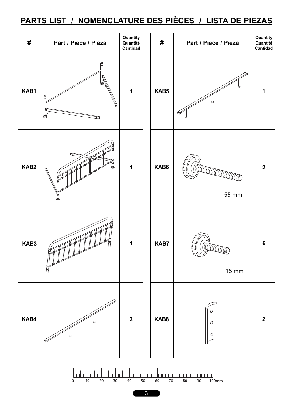 Bell'O B567KAB King Size User Manual | Page 3 / 8
