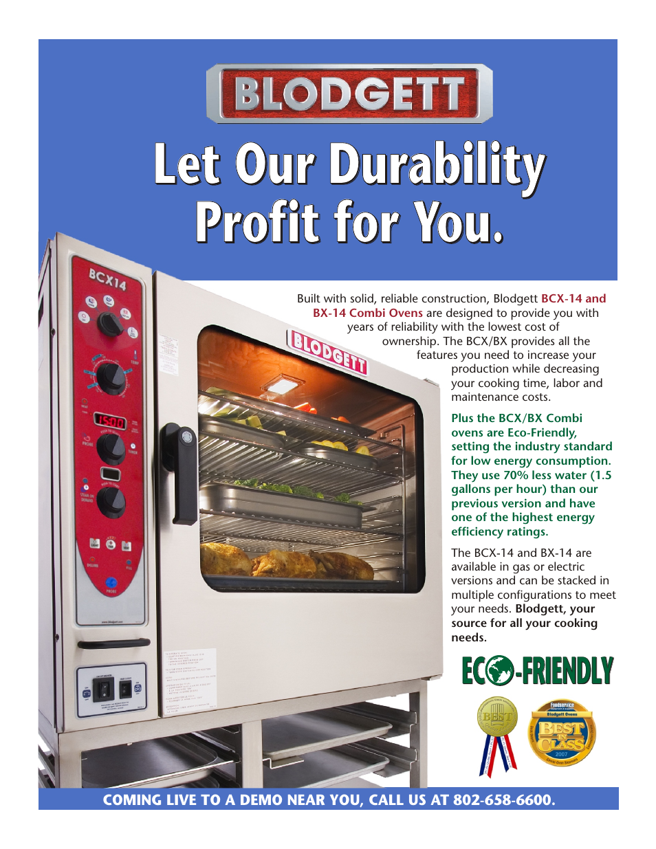 Blodgett BCX -14 User Manual | 2 pages