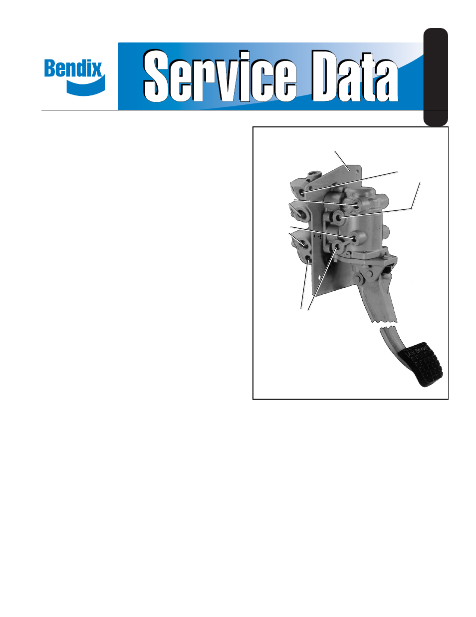 Bendix Commercial Vehicle Systems E-7 DUAL BRAKE VALVE User Manual | 8 pages