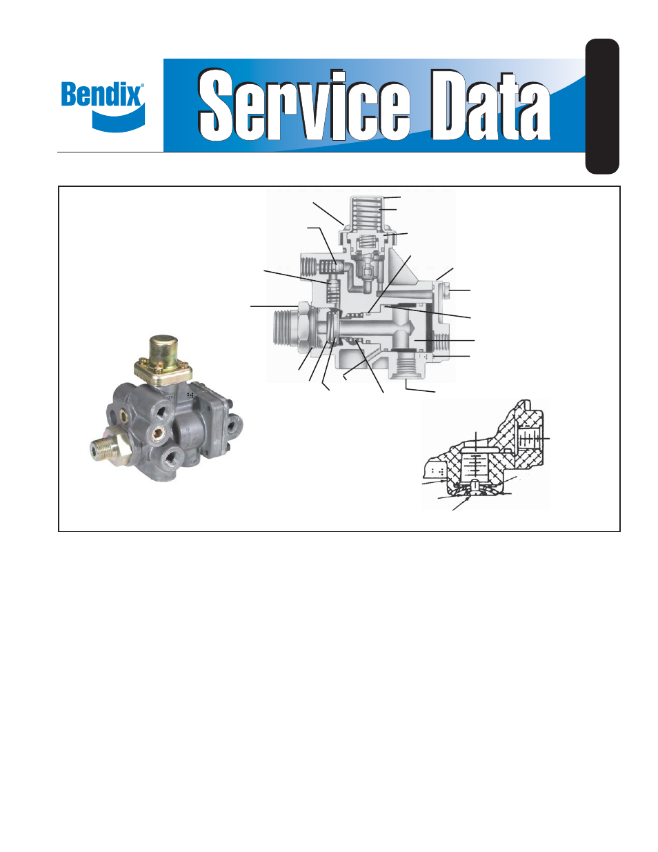 Bendix Commercial Vehicle Systems SR-2 TRAILER SPRING BRAKE VALVE User Manual | 6 pages