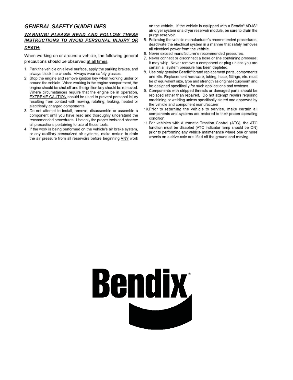 Bendix Commercial Vehicle Systems DV-2 AUTO RESERVOIR DRAIN VLV 10/11 User Manual | Page 4 / 4