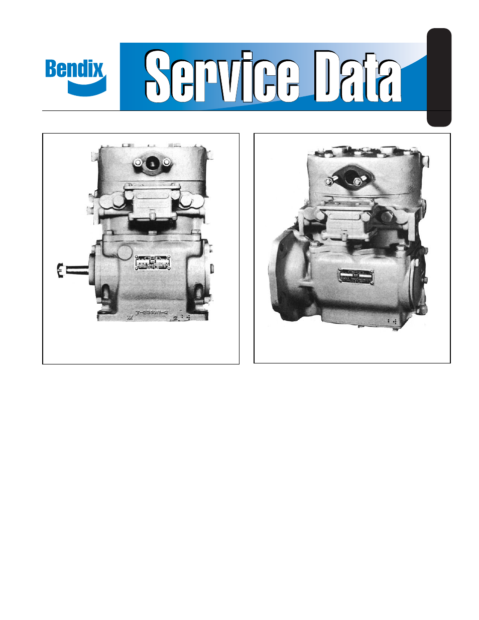 Bendix Commercial Vehicle Systems TU-FLO 600 AIR COMPRESSOR 9/04 User Manual | 36 pages