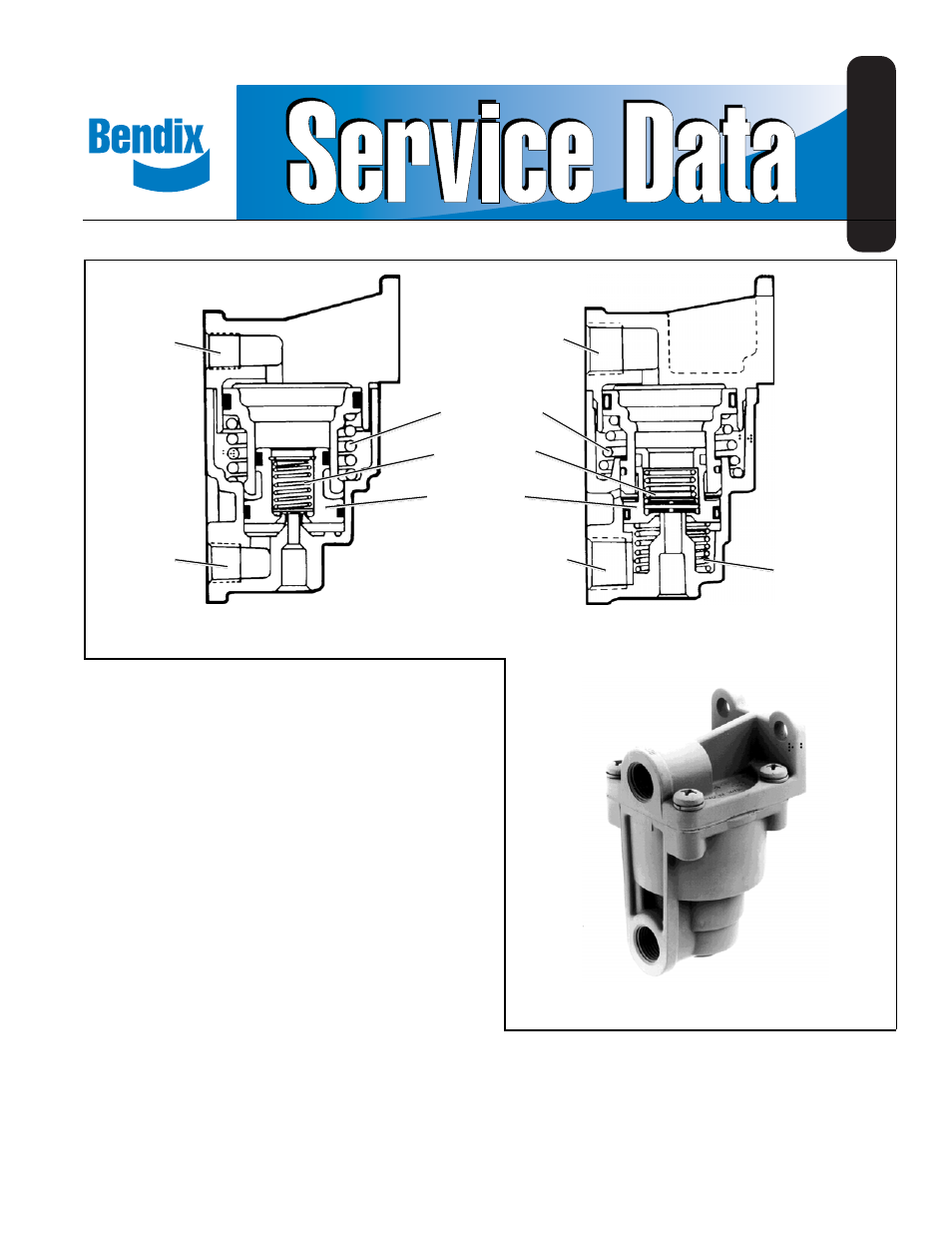 Bendix Commercial Vehicle Systems LQ-4 FRONT AXLE RATIO VALVE User Manual | 8 pages