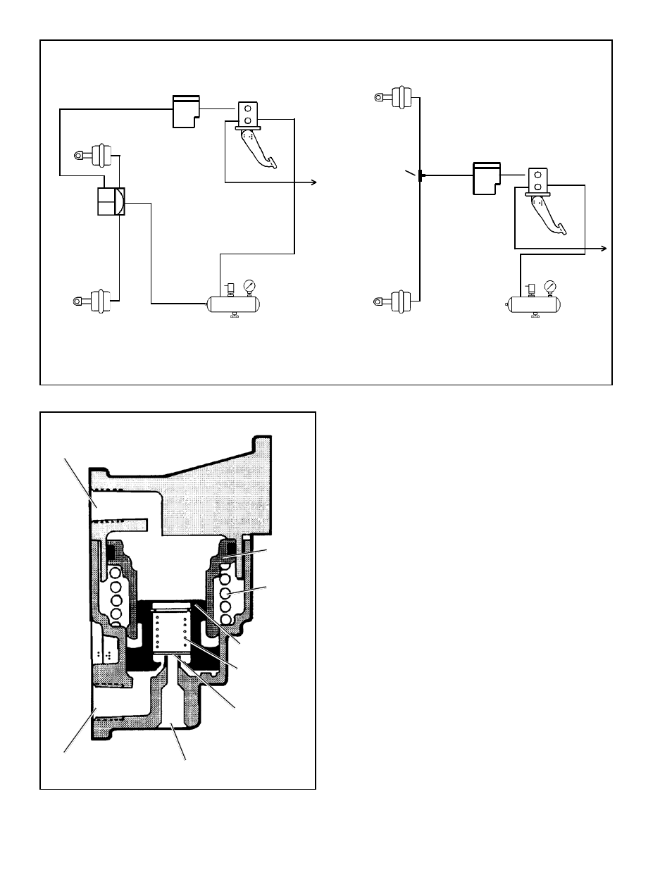 Operation — brake application of 40 psi or less, Operation — balanced | Bendix Commercial Vehicle Systems LQ-4 FRONT AXLE RATIO VALVE User Manual | Page 2 / 8