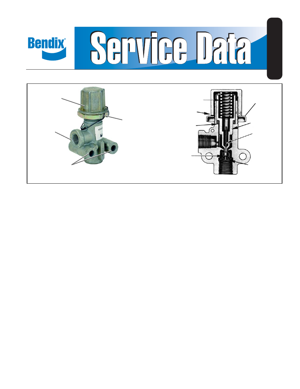 Bendix Commercial Vehicle Systems RV-1 PRESSURE REDUCING VALVE 9/05 User Manual | 4 pages