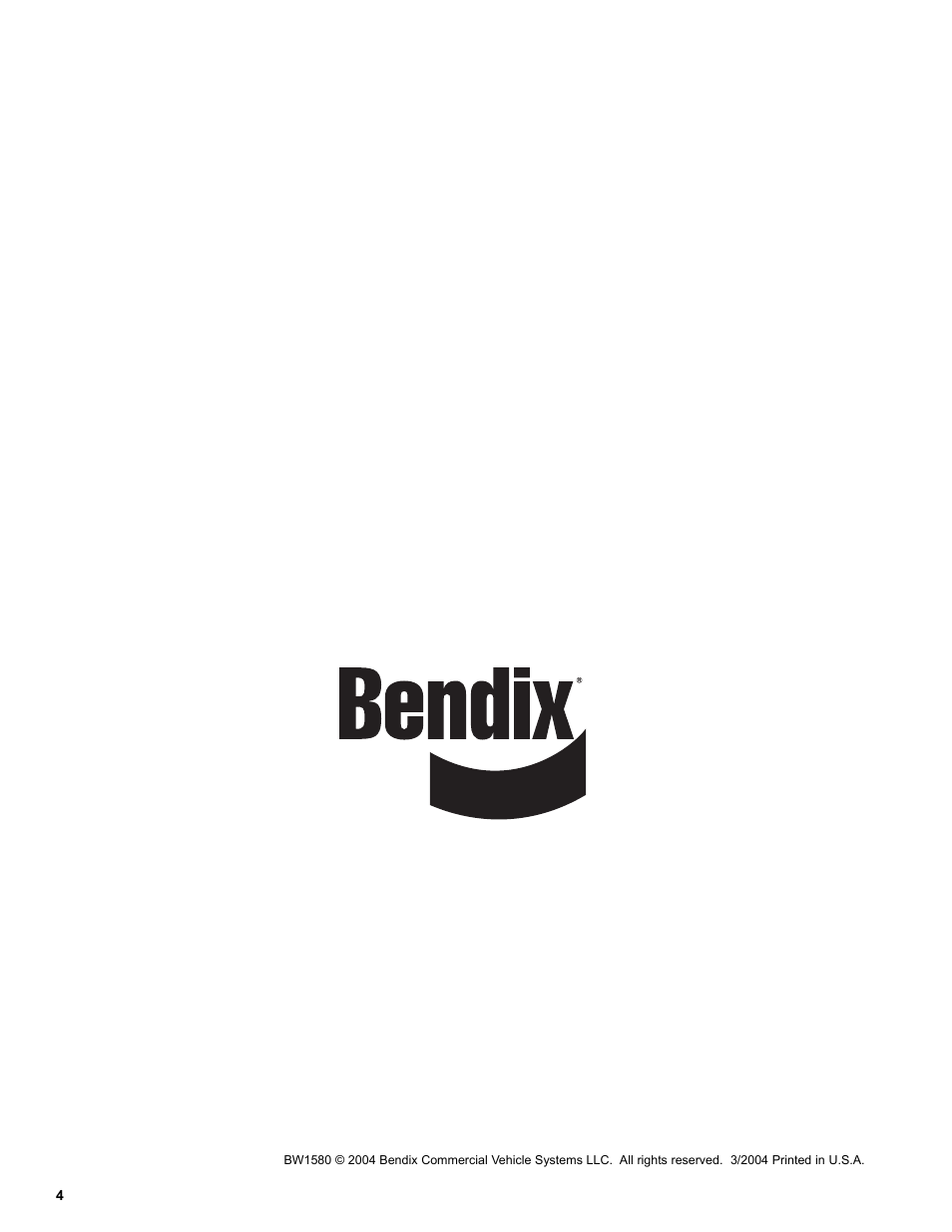 Bendix Commercial Vehicle Systems TW-6 CONTROL VALVES 3/04 User Manual | Page 4 / 4