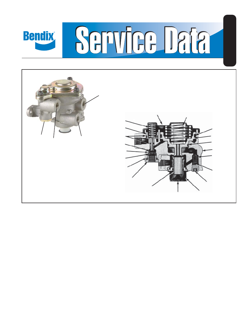 Bendix Commercial Vehicle Systems SR-1 SPRING BRAKE VALVE User Manual | 8 pages