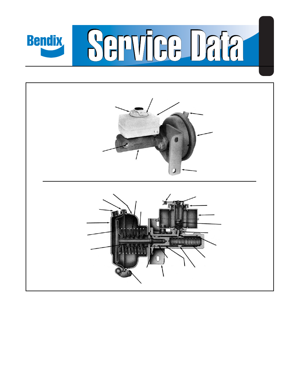 Bendix Commercial Vehicle Systems AH-1B AIR HYD INTENSIFIER 4/04 User Manual | 8 pages