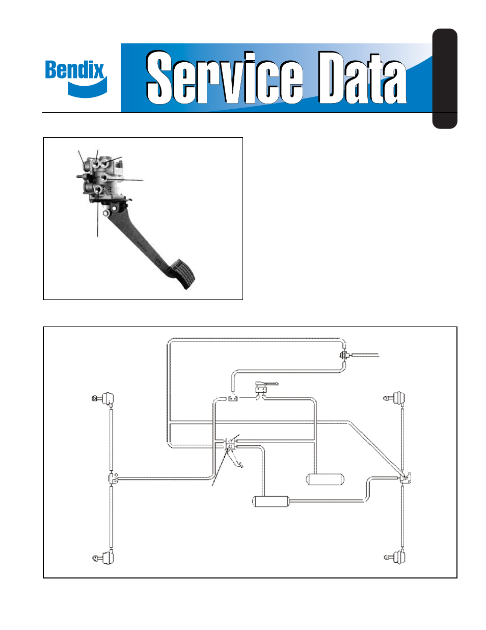 Bendix Commercial Vehicle Systems E-14 DUAL BRAKE VALVE 3/04 User Manual | 8 pages