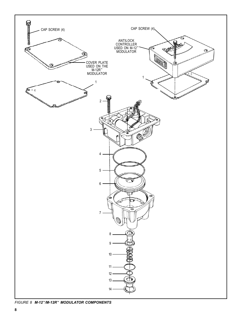 Bendix Commercial Vehicle Systems M-12R ANTILOCK MODULATOR User Manual | Page 8 / 12