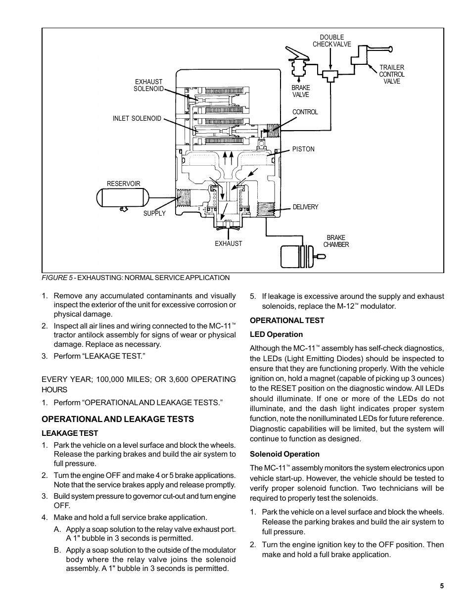 Bendix Commercial Vehicle Systems MC-11 TRACTOR ANTILOCK 4/04 User Manual | Page 5 / 20