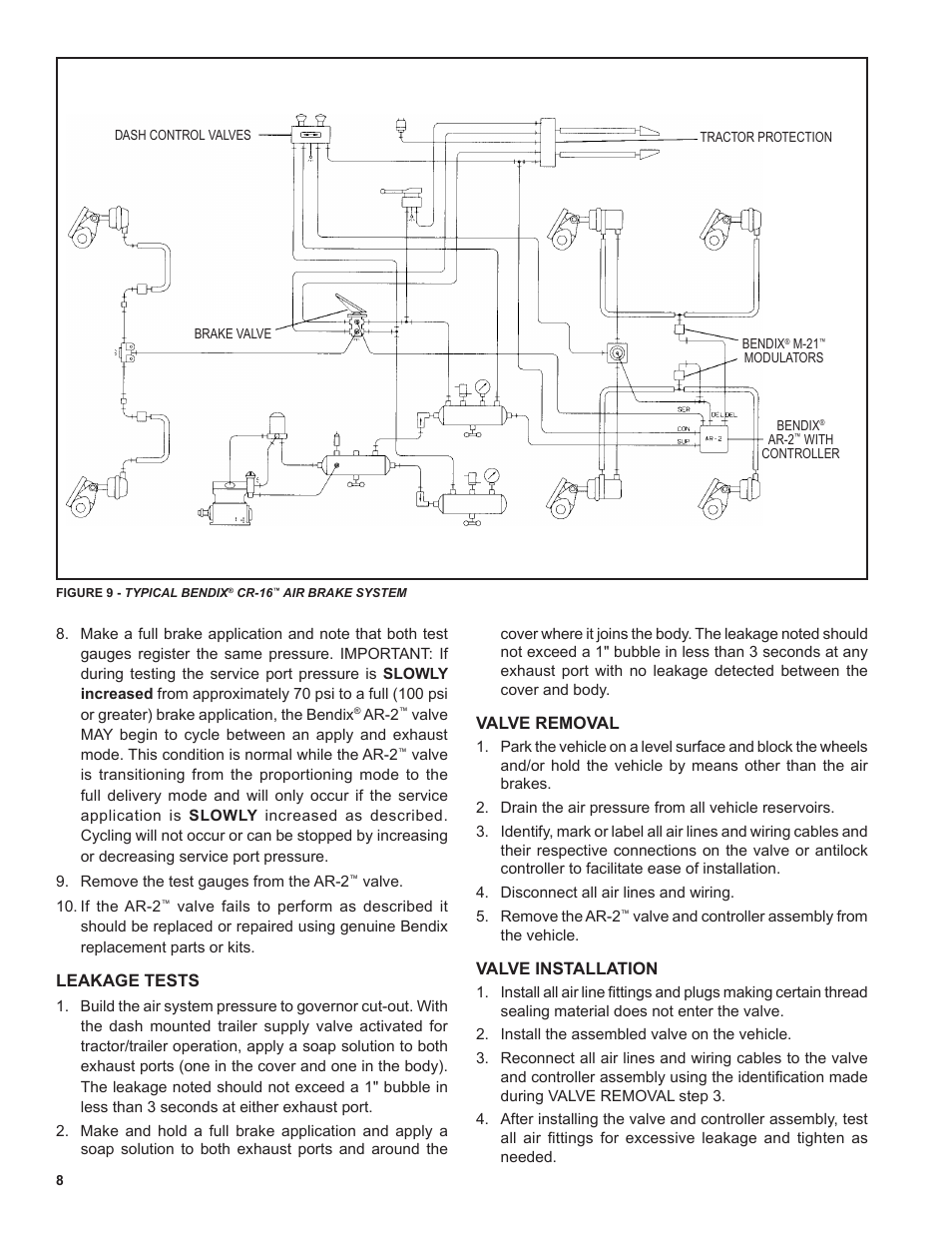 Bendix Commercial Vehicle Systems AR-2 ANTILOCK RELAY VALVE 8/11 User Manual | Page 8 / 12