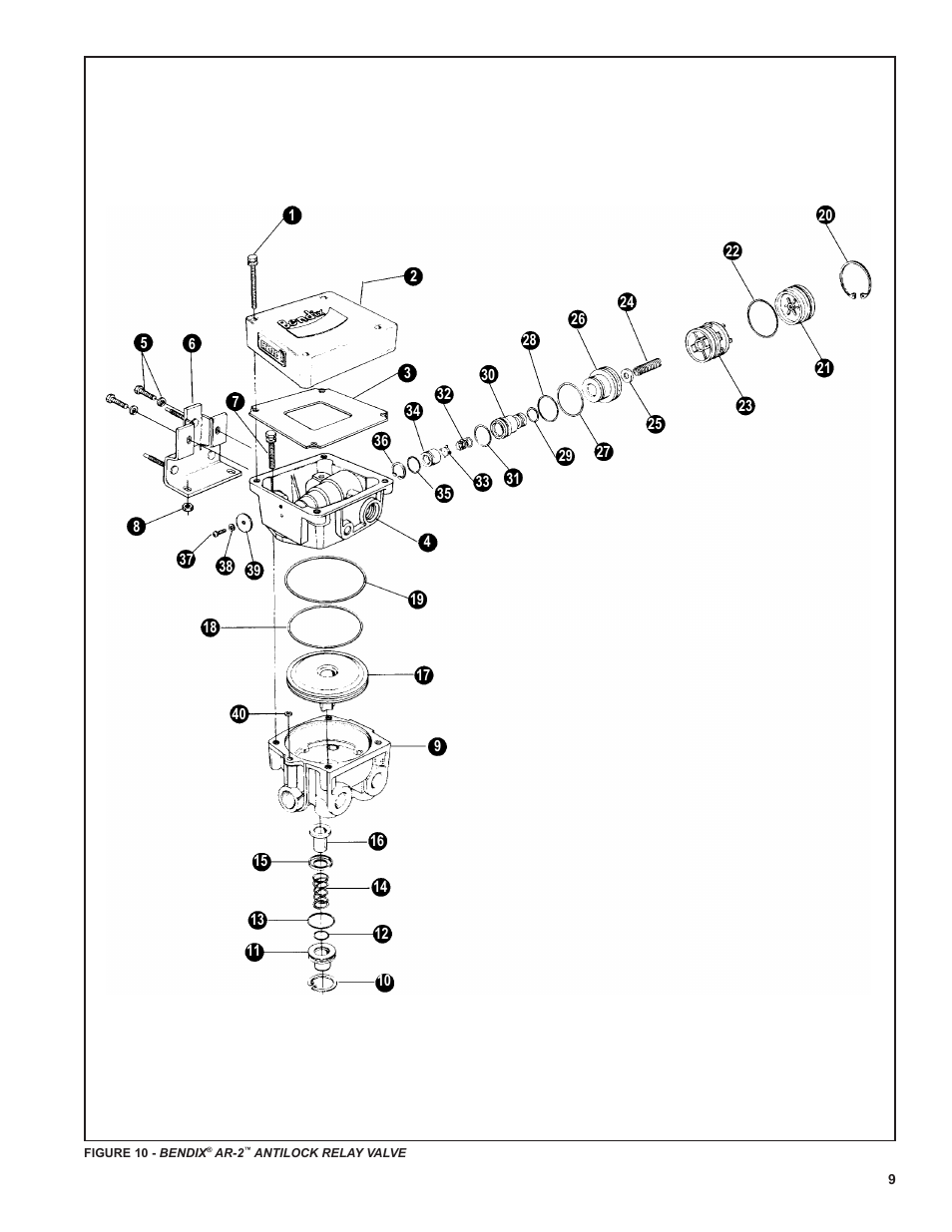 Bendix Commercial Vehicle Systems AR-2 ANTILOCK RELAY VALVE 8/11 User Manual | Page 9 / 12