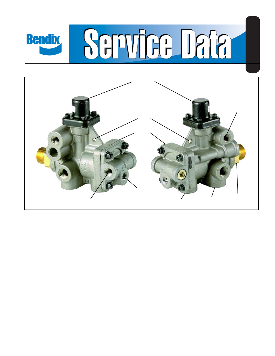 Bendix Commercial Vehicle Systems SR-5 TRAILER SPRING BRK VALVE 4/11 User Manual | 9 pages