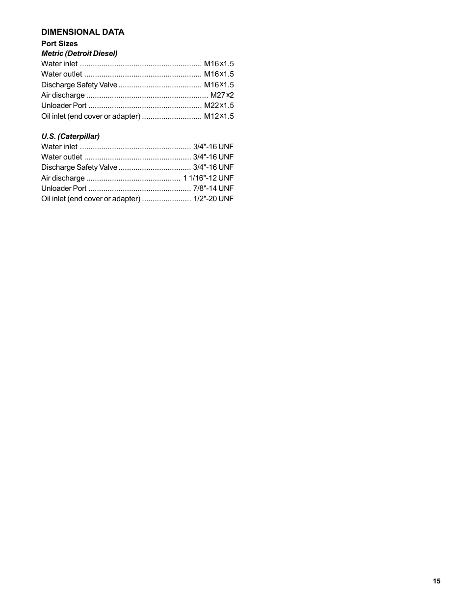 Bendix Commercial Vehicle Systems DURAFLO 596 COMPRESSOR 10/04 User Manual | Page 15 / 40
