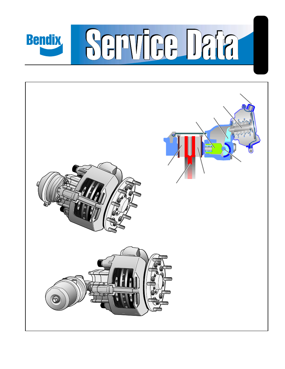 Bendix Commercial Vehicle Systems SB-7 AIR DISC BRAKE User Manual | 36 pages