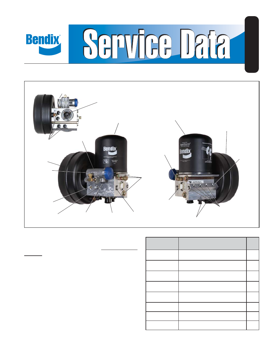 Bendix Commercial Vehicle Systems AD-IS AIR DRYER AND RESERVOIR SYSTM User Manual | 14 pages