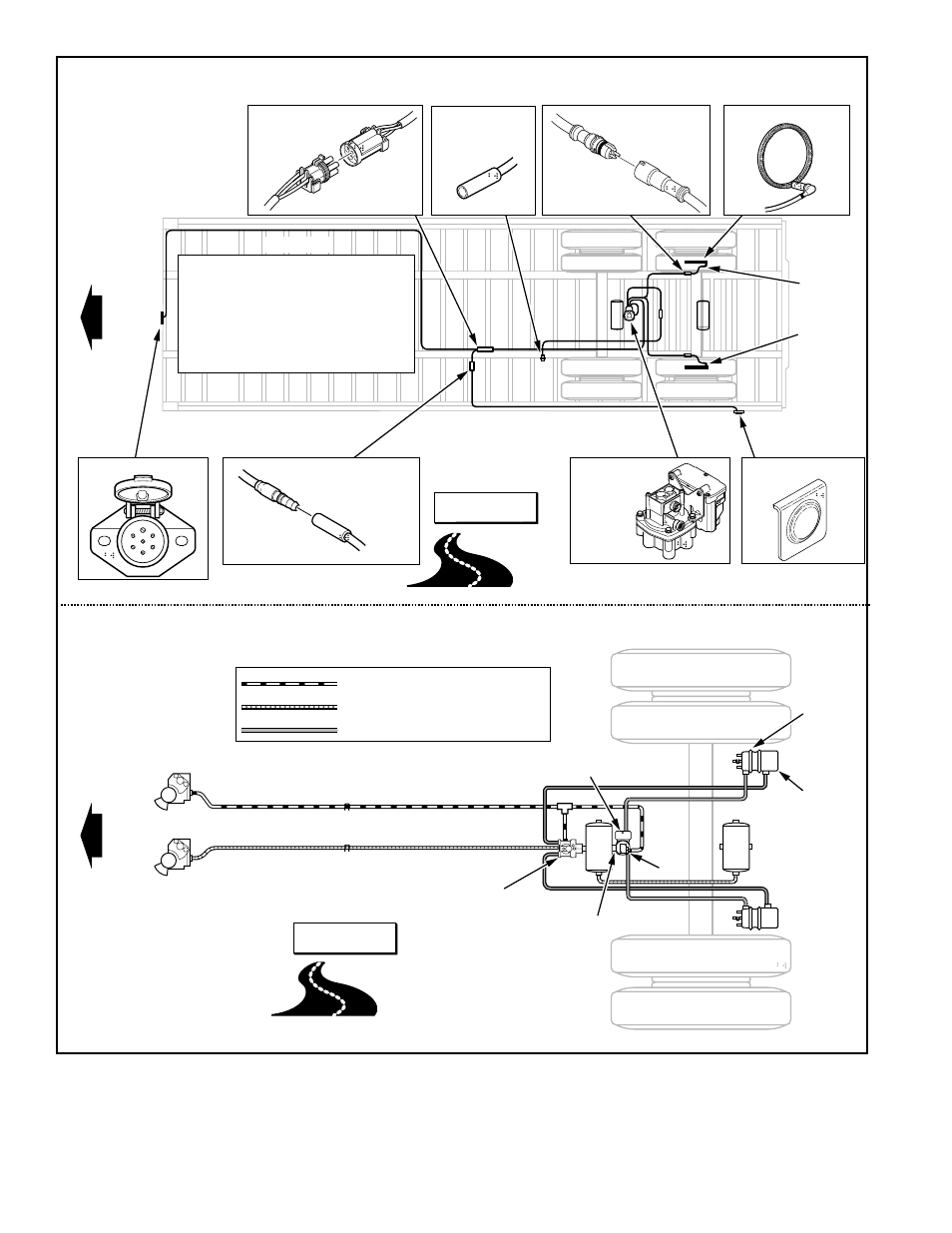 Road side top view road side top view | Bendix Commercial Vehicle Systems A-18 TRAILER ABS 5/04 User Manual | Page 18 / 40