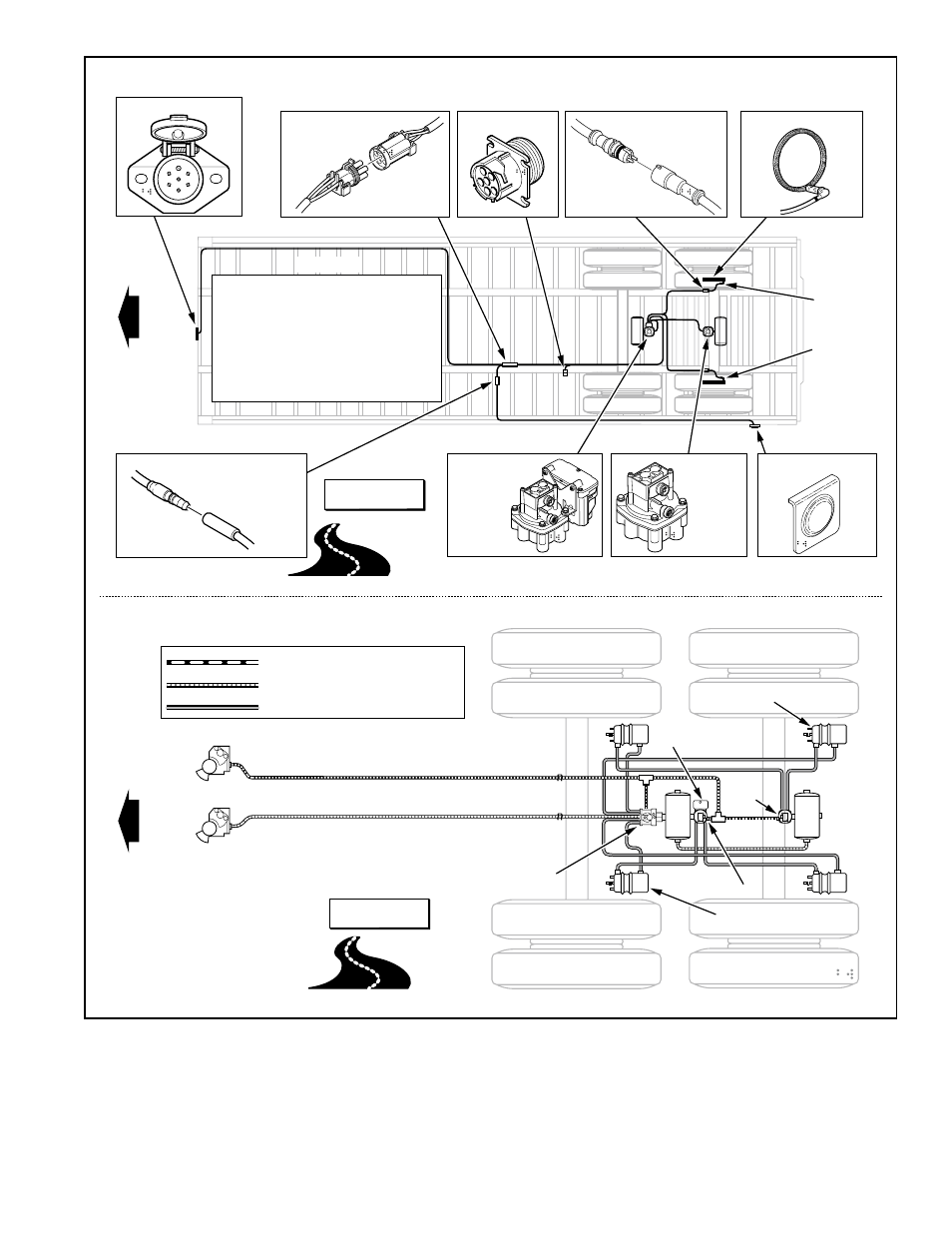 Road side top view road side top view | Bendix Commercial Vehicle Systems A-18 TRAILER ABS 5/04 User Manual | Page 19 / 40