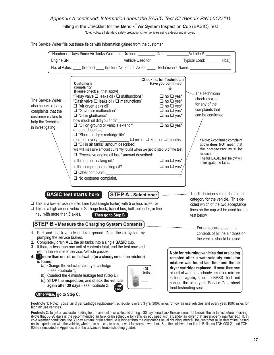 Bendix Commercial Vehicle Systems BA-922 COMPRESSOR User Manual | Page 27 / 32