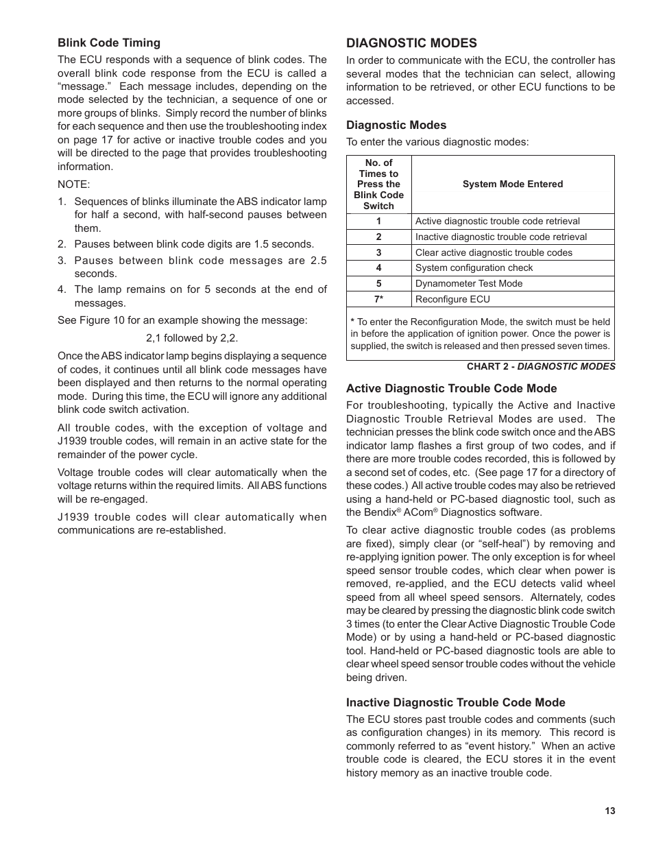 Bendix Commercial Vehicle Systems EC-60 ATC STD/PREM CONTROLLERS User Manual | Page 13 / 44