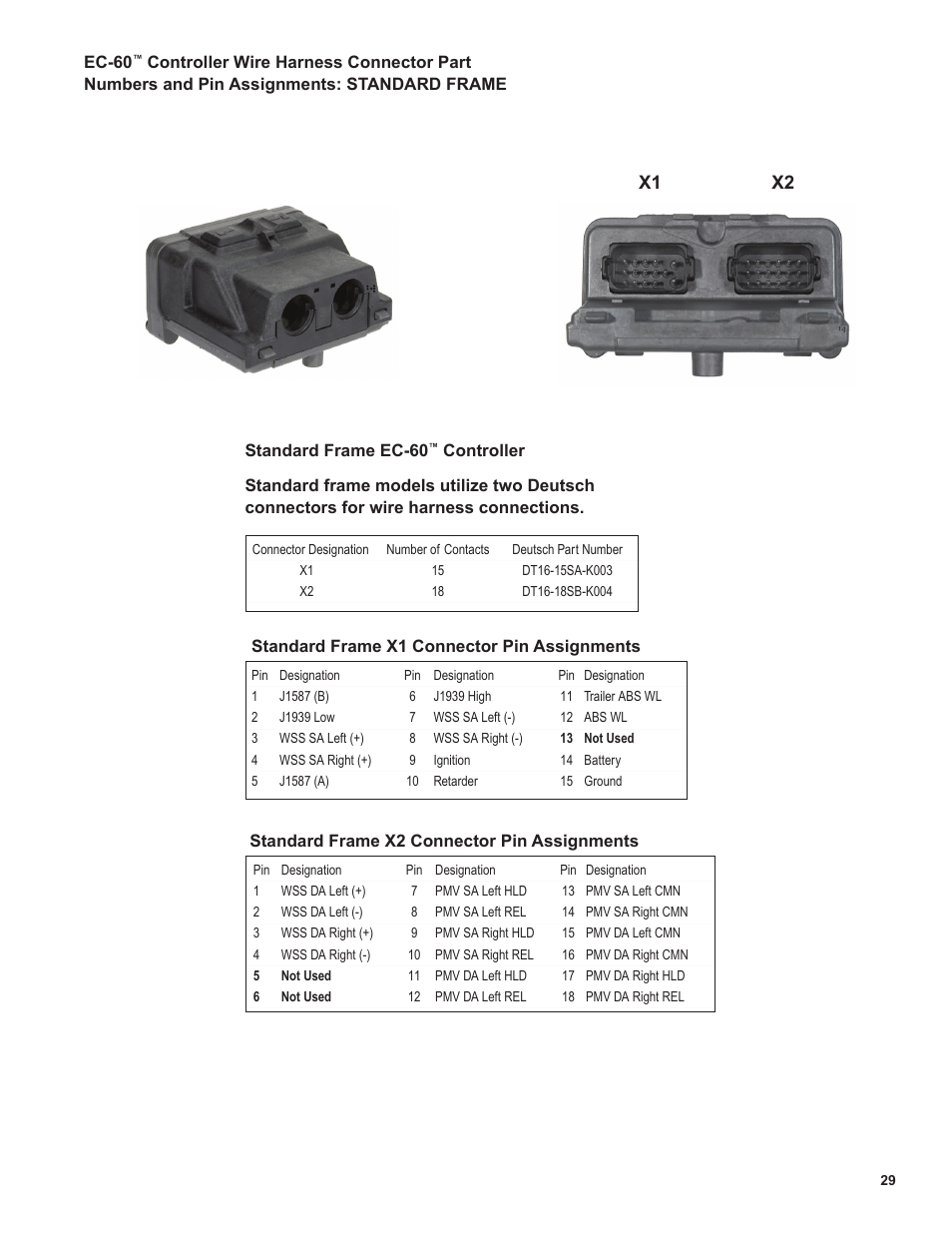 X1 x2 | Bendix Commercial Vehicle Systems EC-60 ATC STD/PREM CONTROLLERS User Manual | Page 29 / 44