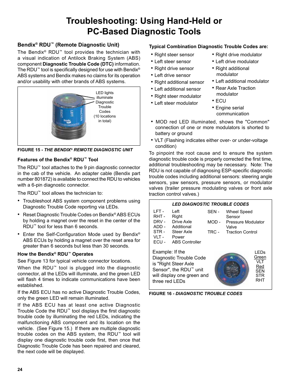 Bendix Commercial Vehicle Systems EC-60 ESP CONTROLLERS ADV User Manual | Page 24 / 60