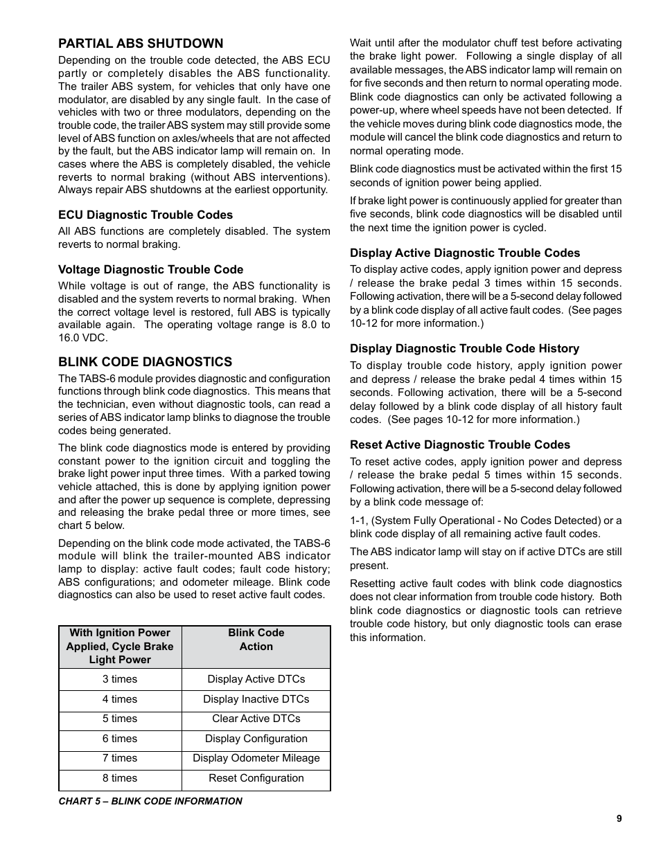 Bendix Commercial Vehicle Systems TABS-6 TRAILER ABS MODULE User Manual | Page 9 / 32