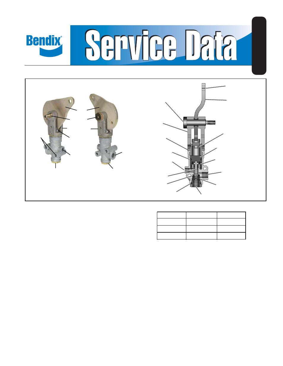 Bendix Commercial Vehicle Systems TW-12 CONTROL VALVE User Manual | 4 pages