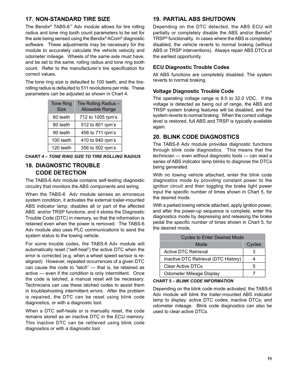 Bendix Commercial Vehicle Systems TABS-6 ADVANCED SINGLE CHANNEL User Manual | Page 11 / 36