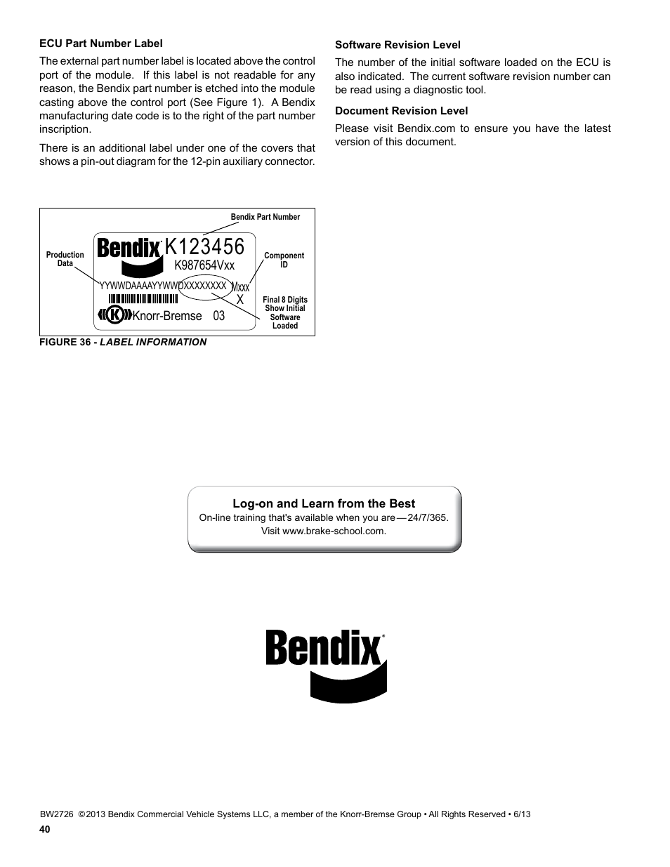 Bendix Commercial Vehicle Systems TABS-6 ADVANCED MC SD SHEET User Manual | Page 40 / 40