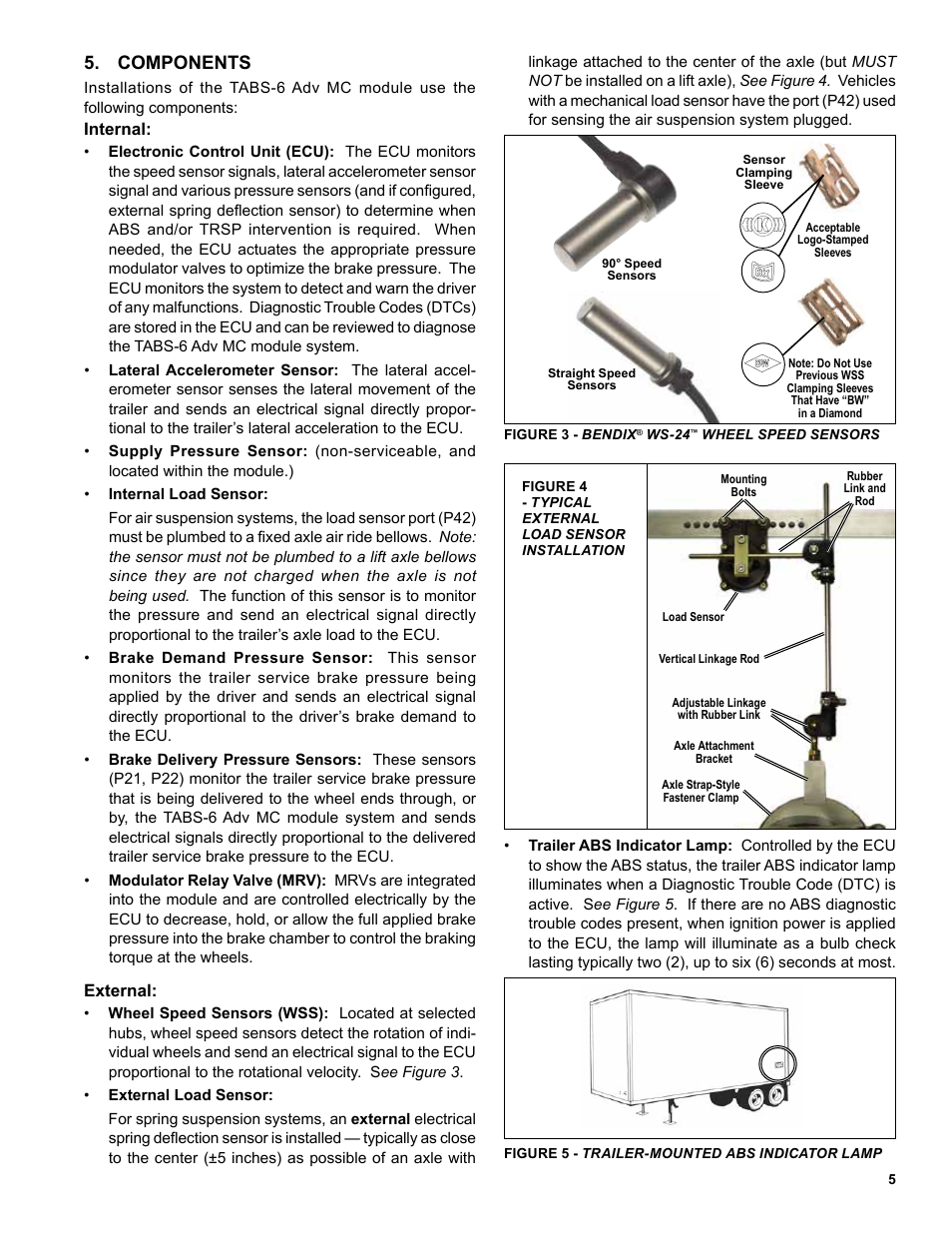 Components | Bendix Commercial Vehicle Systems TABS-6 ADVANCED MC SD SHEET User Manual | Page 5 / 40