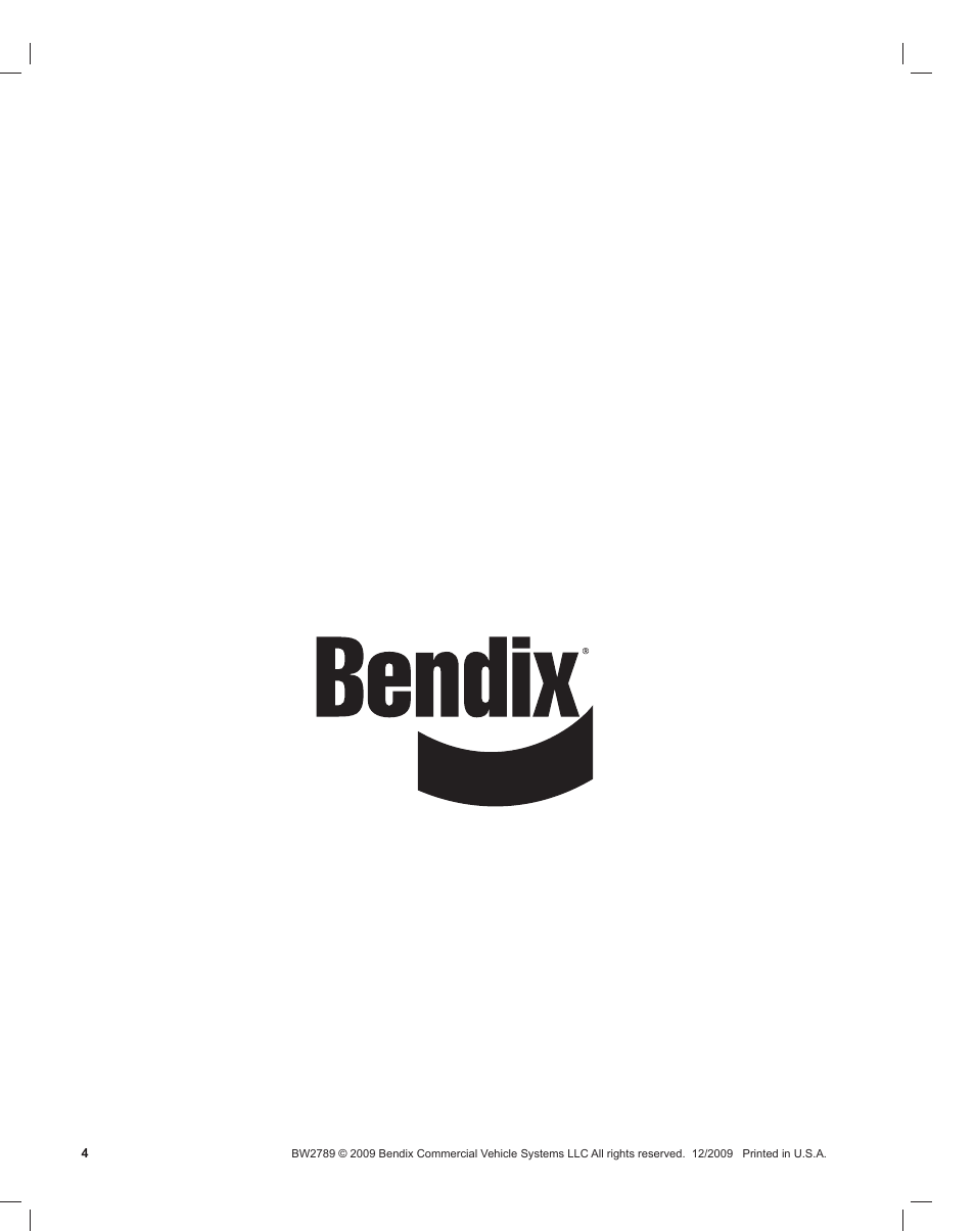 Bendix Commercial Vehicle Systems DRO UNLOADER VALVE User Manual | Page 4 / 4