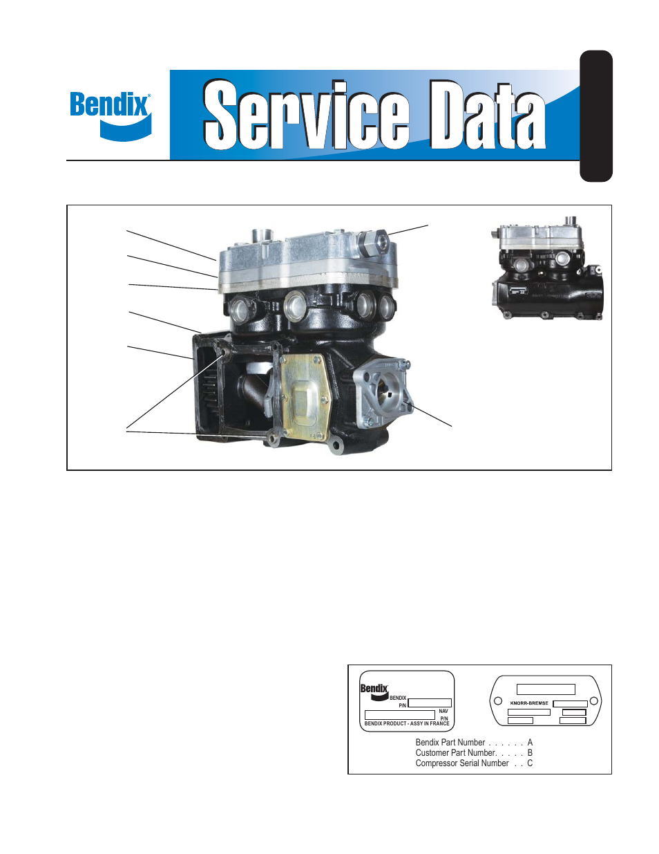 Bendix Commercial Vehicle Systems 720CC COMPRESSOR User Manual | 38 pages