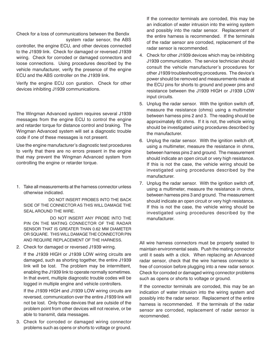 Bendix Commercial Vehicle Systems WINGMAN ADVANCED SD User Manual | Page 24 / 52