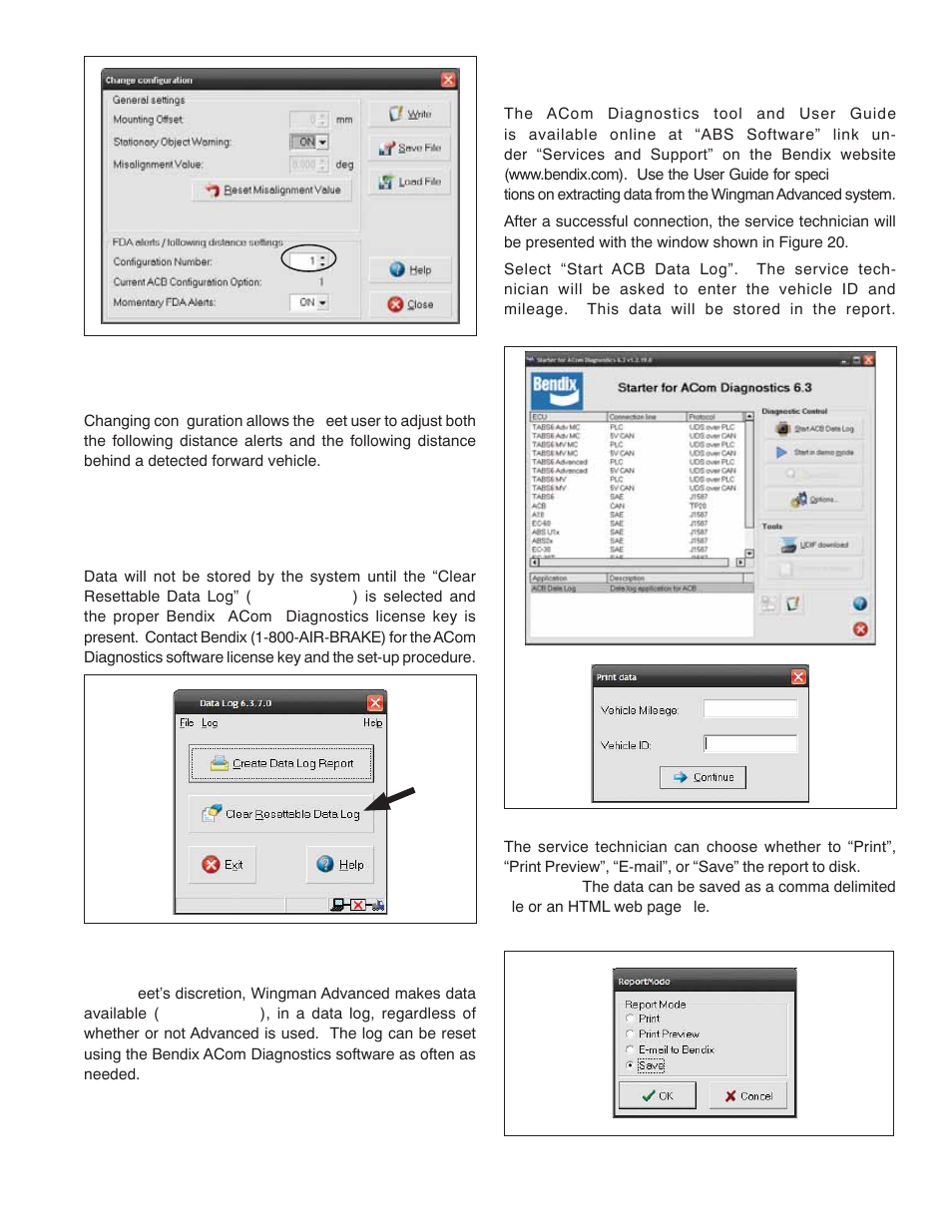 5 extracting bendix, Wingman, Advanced | System data 5.5.1 data availability, 2 data overview, 3 extracting data and saving a report | Bendix Commercial Vehicle Systems WINGMAN ADVANCED SD User Manual | Page 27 / 52