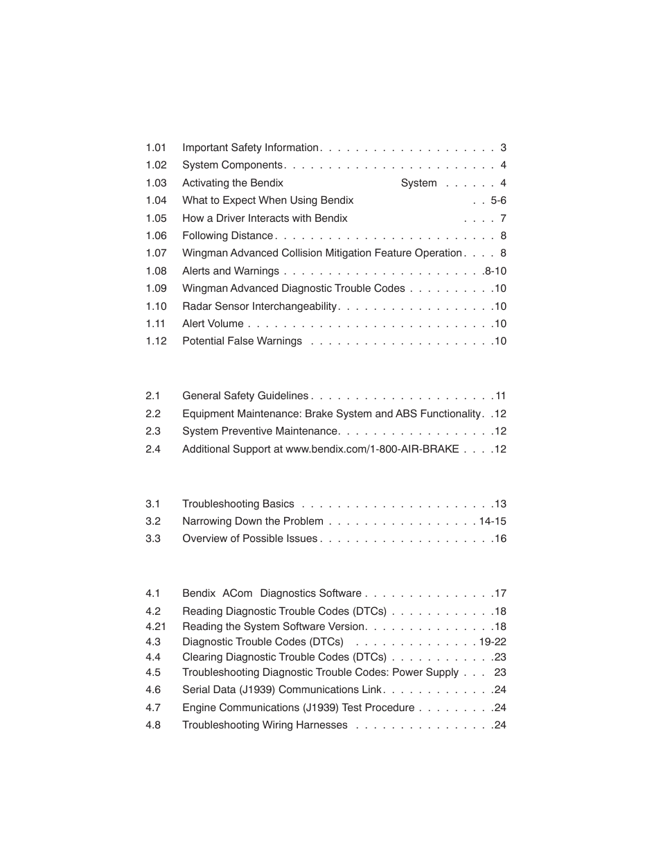 Bendix Commercial Vehicle Systems WINGMAN ADVANCED SD User Manual | Page 48 / 52