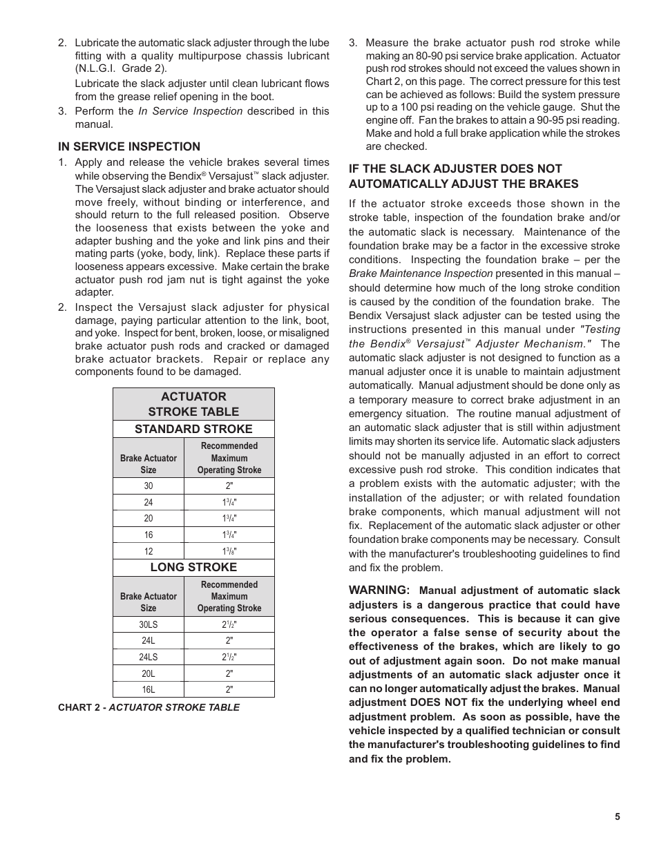 Bendix Commercial Vehicle Systems VERSAJUST AUTOMATIC SLACK ADJUSTER User Manual | Page 5 / 8