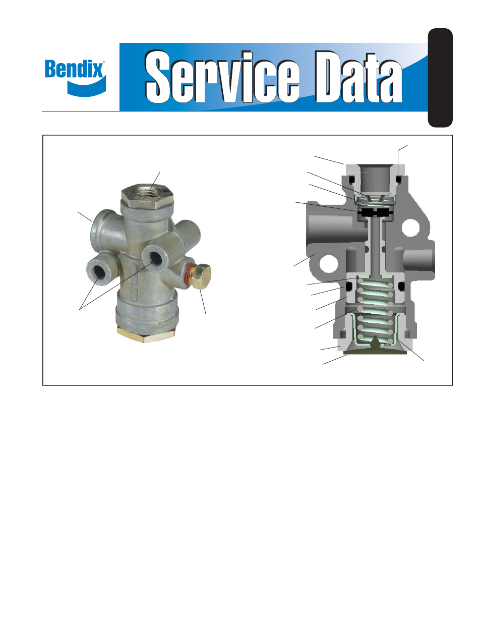 Bendix Commercial Vehicle Systems RV-3 PRESSURE REDUCING VALVE 3/04 User Manual | 3 pages