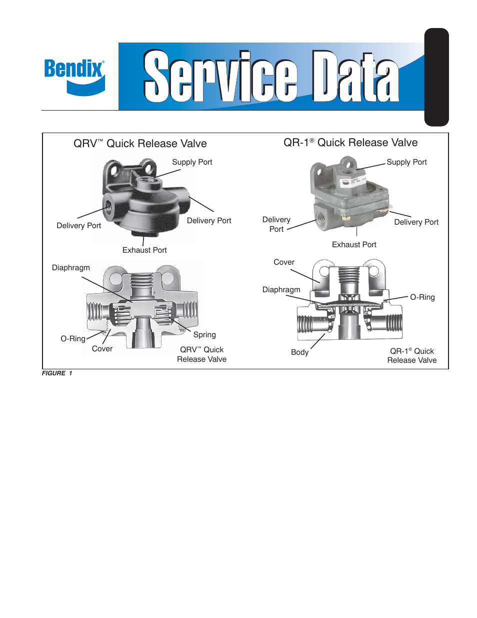 Bendix Commercial Vehicle Systems QR-1 QUICK RELEASE VALVES 5/10 User Manual | 4 pages