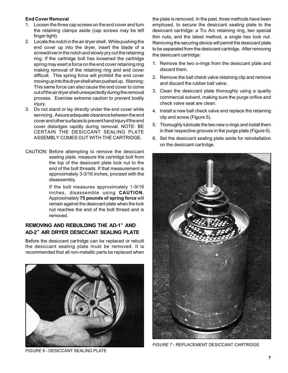 Bendix Commercial Vehicle Systems AD-1 AND AD-2 AIR DRYERS 7/04 User Manual | Page 7 / 16